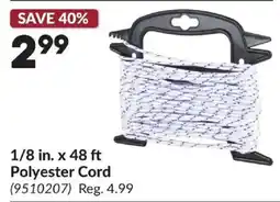Princess Auto Polyester Cord offer