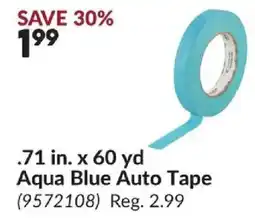 Princess Auto Aqua Blue Auto Tape offer