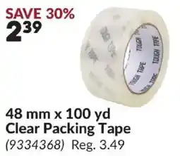 Princess Auto Clear Packing Tape offer