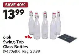 Princess Auto Swing-Top Glass Bottles offer