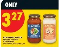 No Frills Classico sauce offer