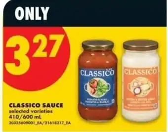 No Frills Classico sauce offer