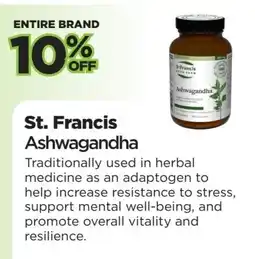 Metro St. Francis Ashwagandha offer