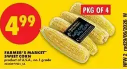 No Frills Farmer's market sweet corn offer