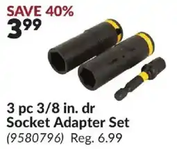 Princess Auto Socket Adapter Set offer