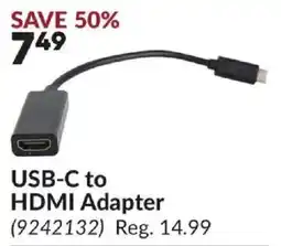 Princess Auto USB-C to HDMI Adapter offer