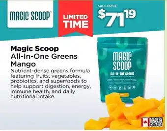 Metro Magic Scoop All-In-One Greens Mango offer