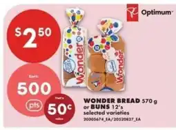 No Frills Wonder bread or buns offer