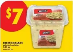 No Frills Reser's salads offer