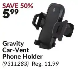 Princess Auto Gravity Car-Vent Phone Holder offer
