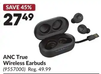 Princess Auto ANC True Wireless Earbuds offer