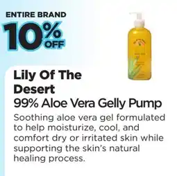Metro Lily Of The Desert 99% Aloe Vera Gelly Pump offer