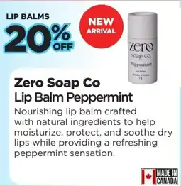 Metro Zero Soap Co Lip Balm Peppermint offer