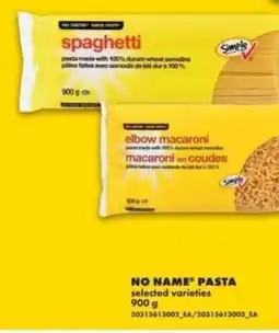 No Frills No name pasta offer