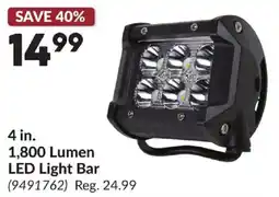 Princess Auto 1,800 Lumen LED Light Bar offer