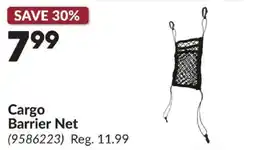 Princess Auto Cargo Barrier Net offer