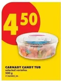 No Frills Carnaby candy tub offer