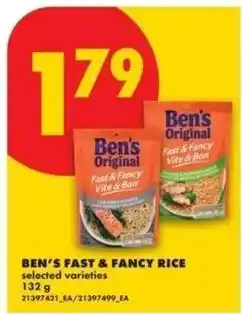 No Frills Ben's fast & fancy rice offer