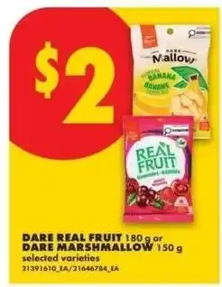 No Frills Dare real fruit or dare marshmallow offer