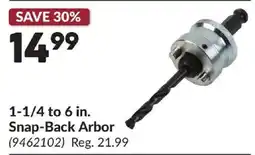 Princess Auto Snap-Back Arbor offer