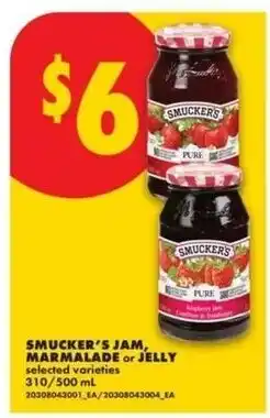 No Frills Smucker's jam, marmalade or jelly offer