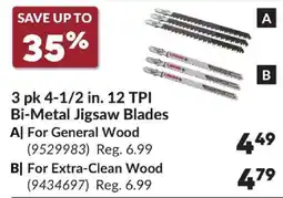 Princess Auto TPI Bi-Metal Jigsaw Blades offer