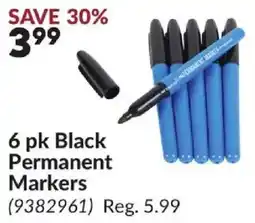 Princess Auto Black Permanent Markers offer