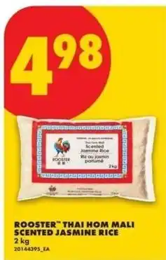 No Frills Rooster thai hom mali scented jasmine rice offer