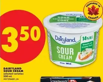 No Frills Dairyland sour cream offer