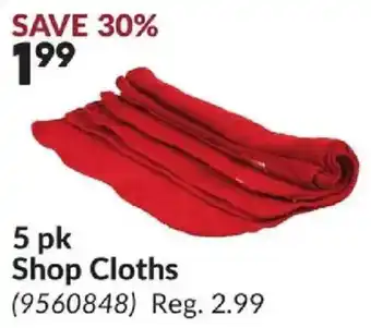Princess Auto Shop Cloths offer