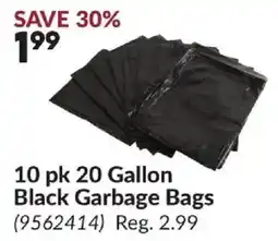 Princess Auto 20 Gallon Black Garbage Bags offer