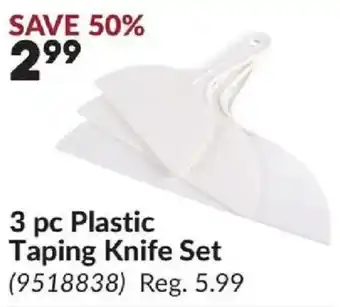 Princess Auto Plastic Taping Knife Set offer