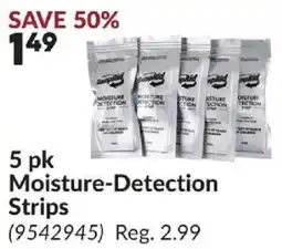 Princess Auto Moisture-Detection Strips offer