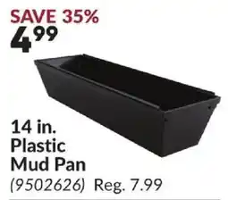 Princess Auto Plastic Mud Pan offer