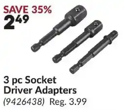Princess Auto Socket Driver Adapters offer