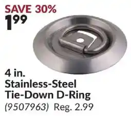 Princess Auto Stainless-Steel Tie-Down D-Ring offer