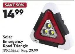 Princess Auto Solar Emergency Road Triangle offer