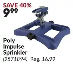 Princess Auto Poly Impulse Sprinkler offer