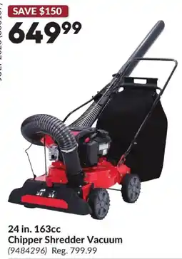 Princess Auto 163cc Chipper Shredder Vacuum offer