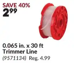 Princess Auto Trimmer Line offer