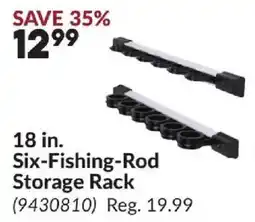 Princess Auto Six-Fishing-Rod Storage Rack offer