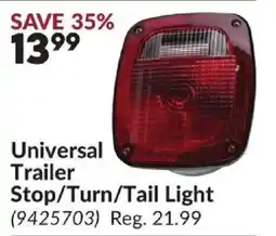 Princess Auto Universal Trailer Stop/ Turn/ Tail Light offer