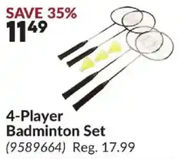 Princess Auto 4-Player Badminton Set offer