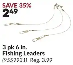Princess Auto Fishing Leaders offer