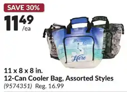 Princess Auto 12-Can Cooler Bag, Assorted Styles offer