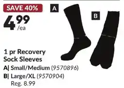Princess Auto Recovery Sock Sleeves offer