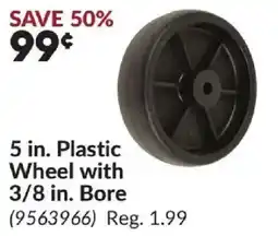 Princess Auto Plastic Wheel with 3/8 in. Bore offer