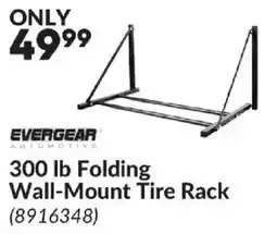 Princess Auto Evergear Folding Wall-Mount Tire Rack offer