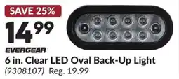 Princess Auto Evergear Clear LED Oval Back-Up Light offer