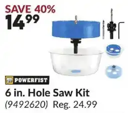 Princess Auto Powerfist Hole Saw Kit offer